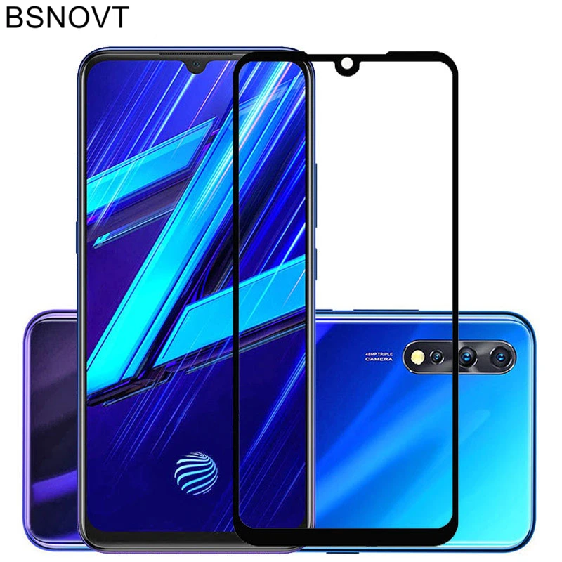 2 шт. для стекла Vivo Z1x Защитная пленка экрана телефона с полным клеем закаленное