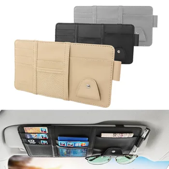 

Multifunction Sun Visor Shade Travel Holder Bag Wallet Pocket Pen Storage For Glasses Folder Business Card Holder Bag
