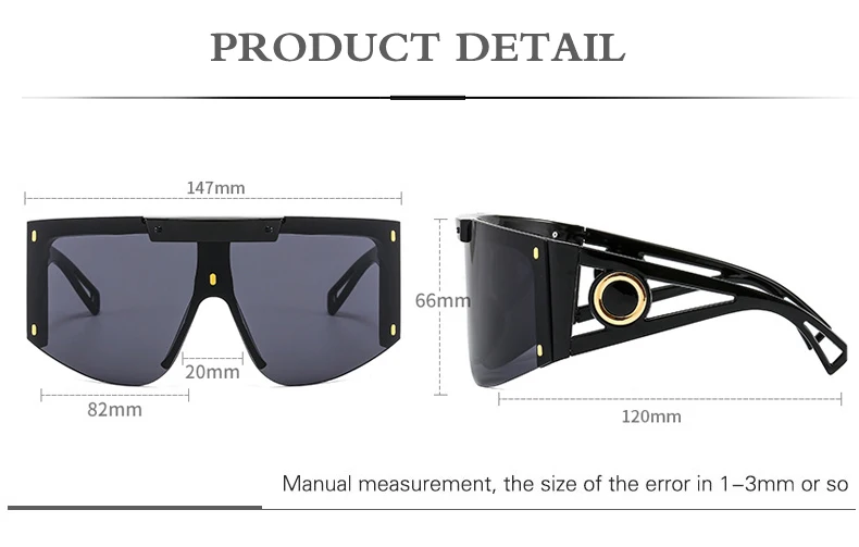 Men's Mask Goggles Sunglasses For Women Fashion One Piece Square Sun Glasses Men Oversized Ladies Eyeglasses UV400 oculos H146 square sunglasses