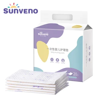 

Sunveno Baby Disposable Changing Mat 35x45 cm 20 pcs Infant Portable Changing Pad Strong Water Absorption