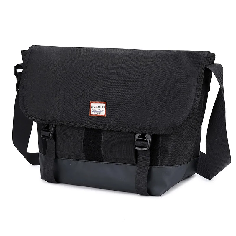

Popular Brand Messenger Bag Hong Kong Style Shoulder Bag Men's Bag Oblique Fixed Gear Bag MEN'S Single-shoulder Bag Sports Casua