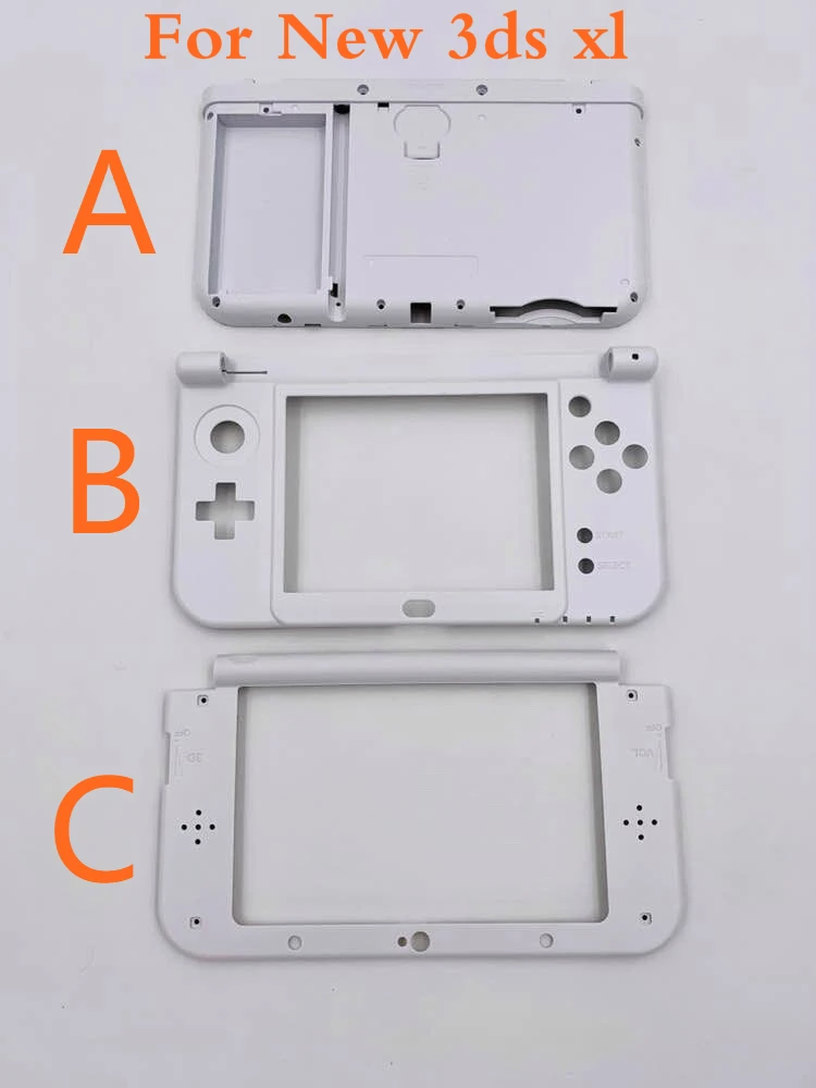 Оправа d-образной пластины для New 3DS LL XL запасная часть держатель батареи корпус |
