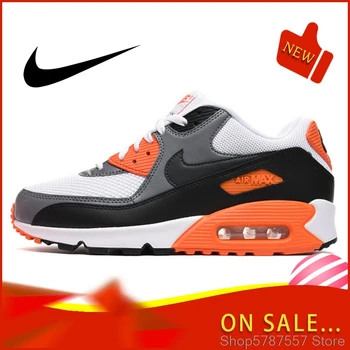 

Comfortable and Breathable NIKE AIR MAX 90 Men's Running Shoes Original Classic Outdoor Wear Sports Shoes 537384-128