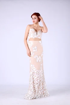 

Burgundy Formal Evening Dresses Long Sexy See-through Beading Tulle Floor-Length Prom Party Gowns Plus Size