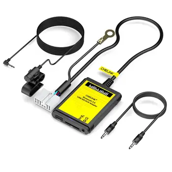 

CHELINK (5+7pin) Old Style CD Changer Car MP3 Player Radio Aux & USB In Input Adapter for Toyota