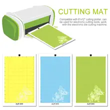 " x 12" Сменный коврик для резки прозрачный клейкий коврик с измерительной сеткой 8 на 12 дюймов для силуэта Камея плоттер машина