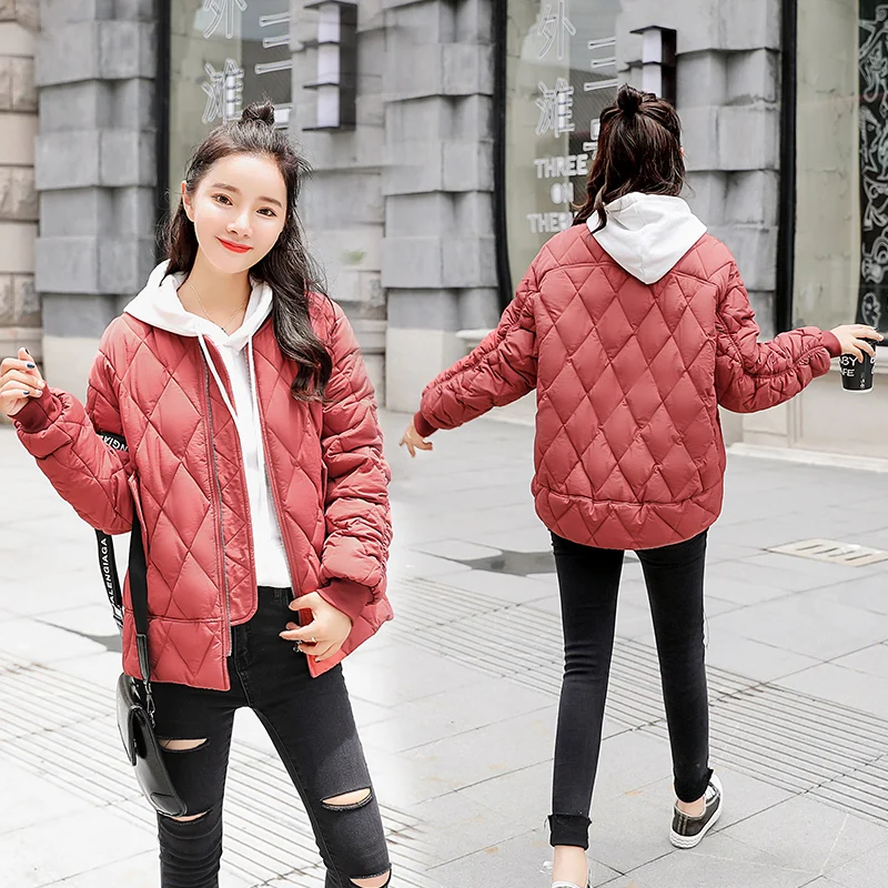 

2019 autumn and winter new thick cotton coat women short Korean version of the loose jacket