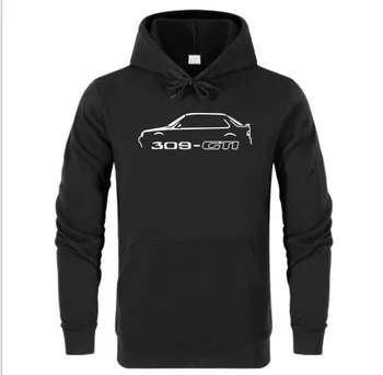 

free shipping Men hoodies Hip Hop Fashion Loose hoodies Men hoodies 100% Cotton PEU GEOT 309 GTI INSPIRED CLASSIC CAR hoodies