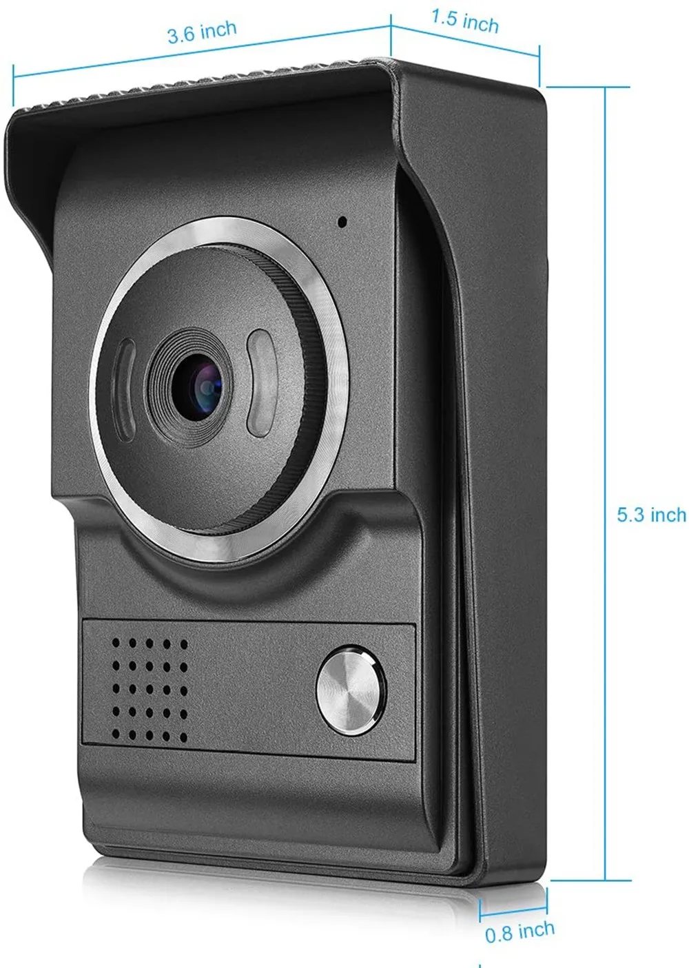 video door phone intercom system for home security 7" wired 2 monitors unlock waterproof camera video call entry doorbell kit wifi video door phone