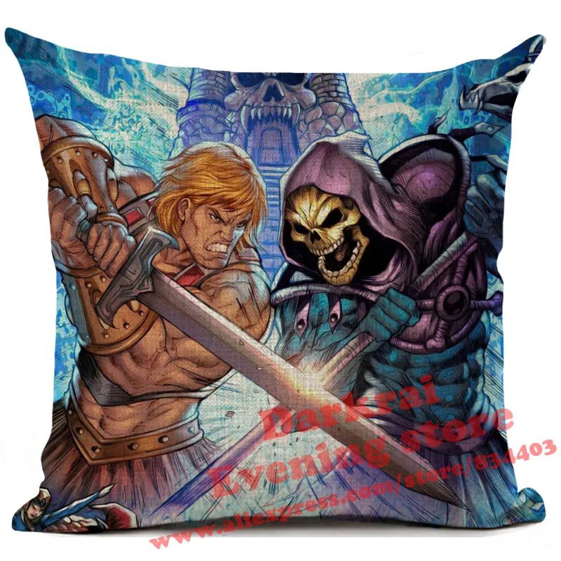 Наволочка с принтом из мультфильма Thundercats, льняная наволочка, украшение для дома, диван для гостиной, подушки 45*45, наволочка для декора - Цвет: 5