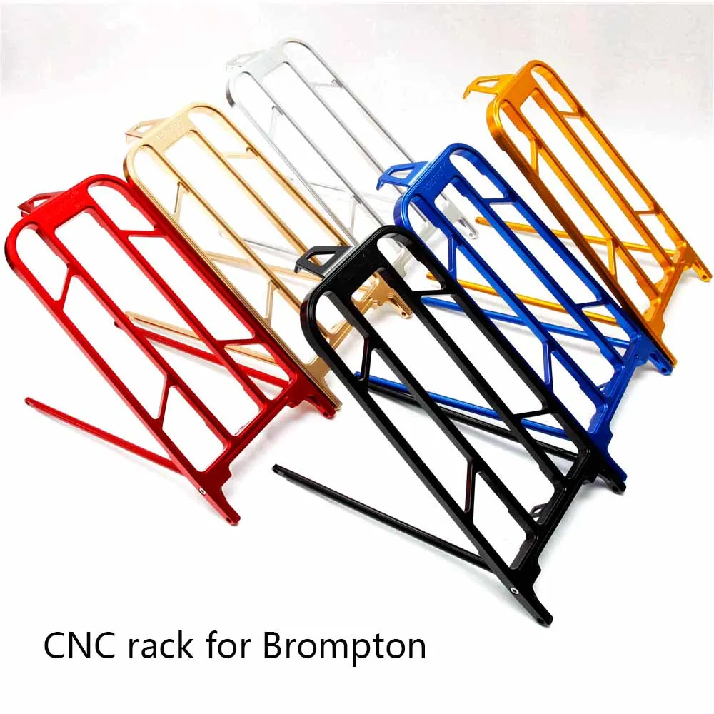 Aceoffix 364 г для велосипеда Brompton CNC Rack SR01 Алюминиевая CNC Rack 6 цветов Brompton полочная рама Ультра части