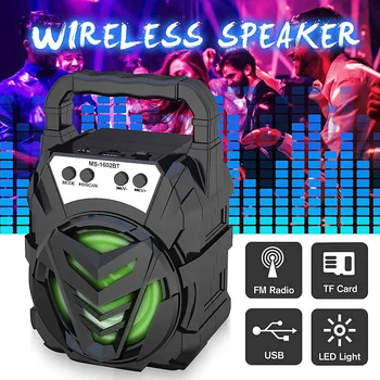 

Portable bluetooth Speaker Outdoor Loudspeaker Wireless Mini Speaker 3D 5W Stereo Music Surround Support FM TF Card Bass Box