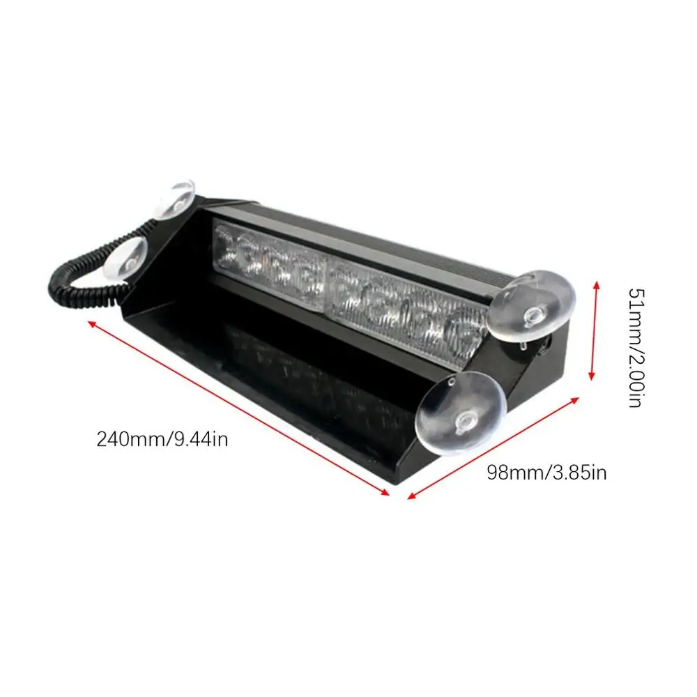 Автомобиль красный синий 8Led передний стоп присоска стробоскоп светильник Лопата вспышка Открытый Дорожный стробоскоп светильник задний стоп Предупреждение ющий светильник
