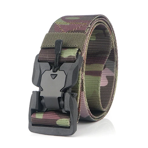 Woodland TACVASEN военные тактические ремни мужские Мультикам нейлоновые сверхпрочные быстросъемные ремни поясные ремни армейские страйкбольные ремни MOLLE оснастить мужчин t - Цвет: Woodland