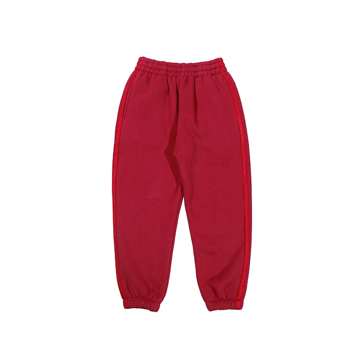 Инфляция детские осенние штаны для мальчиков спортивные штаны детские штаны для детей возрастом от 5 до 10 лет, для мальчиков и девочек, Повседневное спортивные штаны для бега, прямые детские брюки - Цвет: AK500 Red