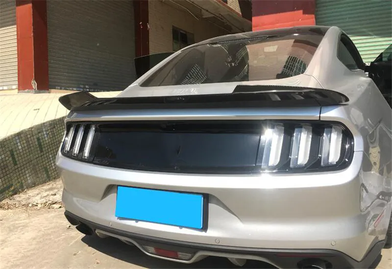 Подходит для Ford Mustang задний спойлер 16 17 18 19 20 Mustang mmd Стиль углеродного волокна автомобильный спойлер багажник задний губа крыло хвост