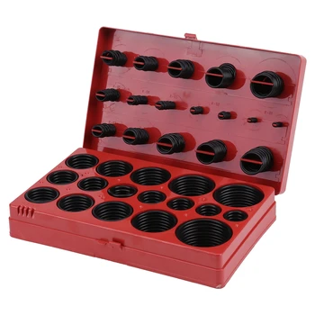 

419Pcs Assorted O Ring Rubber Seal Assortment Kit Garage Plumbing With Case for General Plumbers Mechanics Workshop