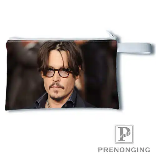 Изготовленный На Заказ кошелек с рисунком «johnny depp» кошелек на молнии с нулевым бумажником, сумки для ключей, модный небольшой женский кошелёк#19-01-22-6-277