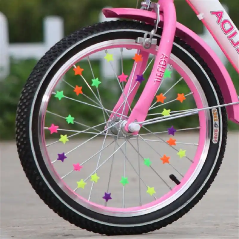 colored bike spokes