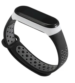 Чехол-браслет для xiaomi mi band 4 mi band 3 силиконовый ремешок на запястье двойной цвет сменный ремешок для часов для xiaomi mi band 4 3