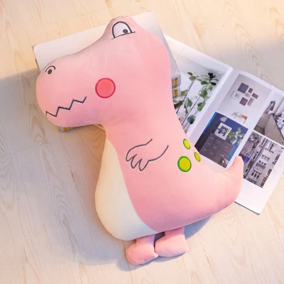 Pink Dinosaur Милый мультяшный динозавр плюшевые игрушки чучело креативный пингвин кукла игрушка плюшевая подушка детская игрушка подарок для девочек - Цвет: Pink Dinosaur