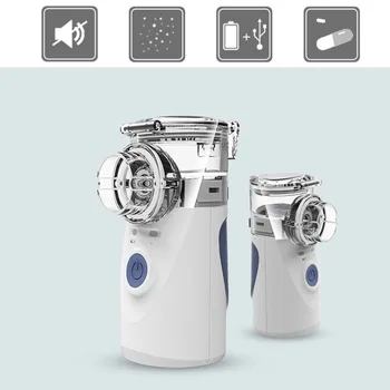 

Mini Handheld Nebuliser Steaming Tool Health Care Atomizer Portable Respirator Humidifier Adult Kid Inhaler Nebulizer 2019