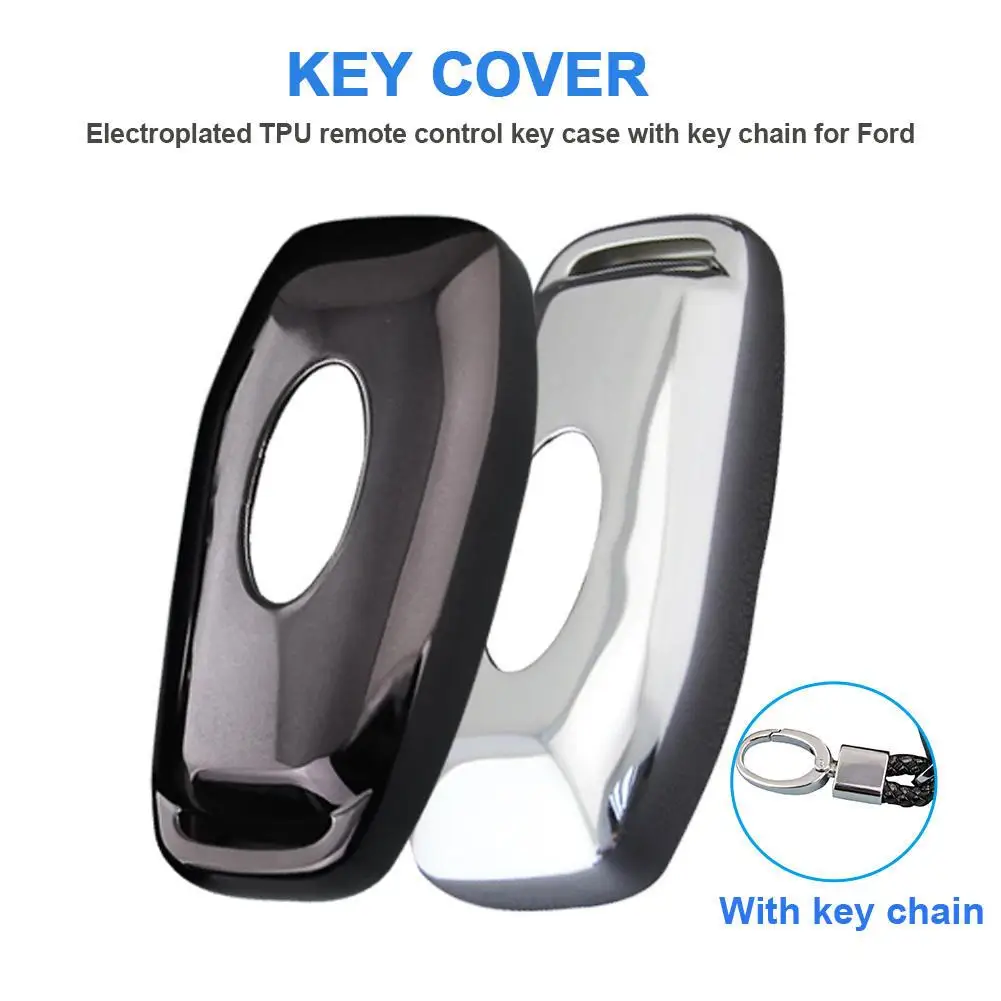 Мягкий чехол для ключей из ТПУ, чехол для FORD FUSION MONDEO Mustang F-150 LINCOLN EDGE EXPLORER MK 4 кнопки