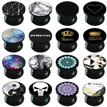 Anillo de dedo de lujo para teléfono móvil, soporte de agarre para iPhone XS, Huawei, Samsung, soporte de anillo redondo para teléfono, soporte de montaje para coche