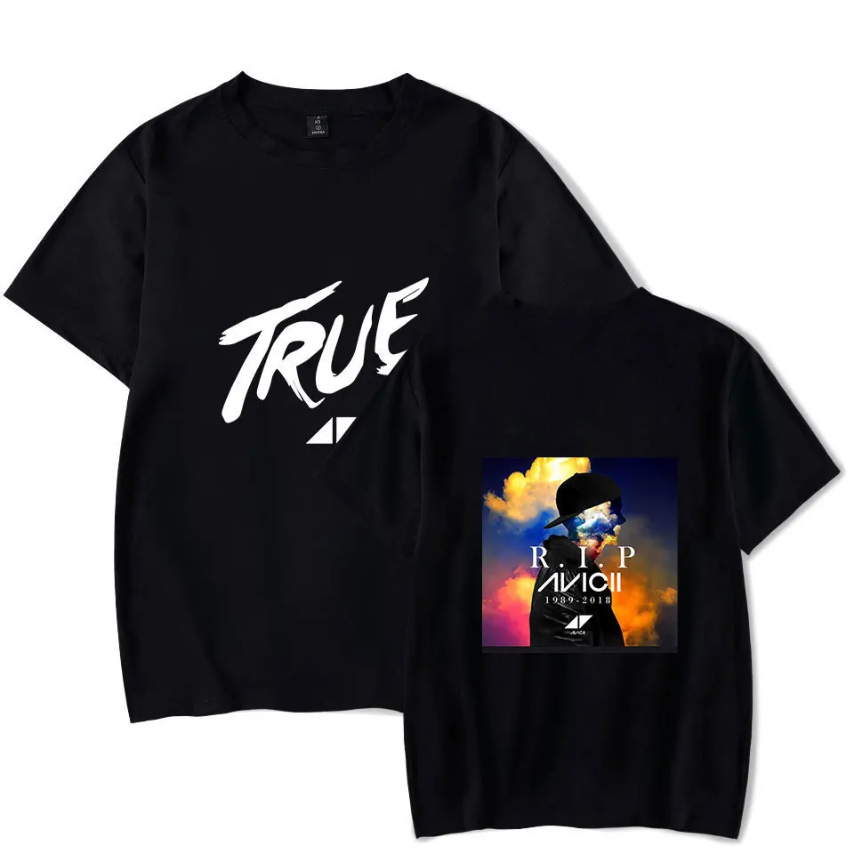 

2018 New Style Hot Search Crew Neck djavicii Avicii Cool Trend Sweden Short Sleeve T-shirt Men And Women-