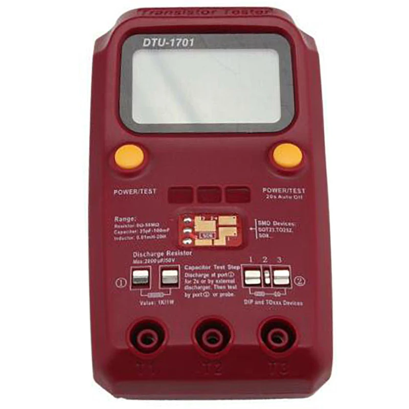 Digital Transistor Tester SMD Components Diode Triode Resistor Capacitor Inductor ESR Meter Multimeter