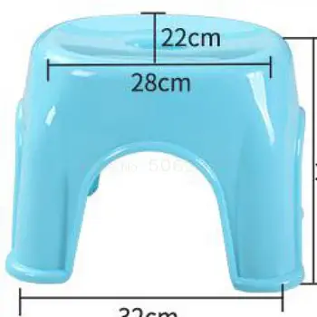 

Plastic Stool Household Chair Thickening Adult Stool Children Change Shoes Stool Antiskid Small Stool High Square Stool Dining T