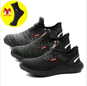 

Indestructible Labor Protection Shoes Male Standard Steel Baotou Anti-smashing Stab-proof Safety Shoes Anti-odor Work Shoes