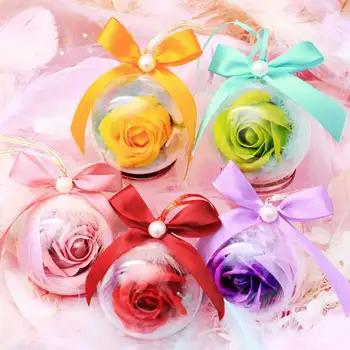 

Soap Flower Hanging Simulation Rose Plastic Ball Pendant Wedding Party Decorations