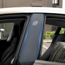 

For Tesla Model 3 Y Automobile Protective Film Protective B-pillar Risk-proof Film Tpu Retrofitting Film Accessories