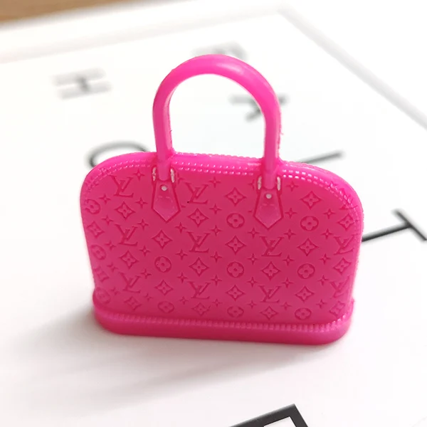 style1rose red 1 шт. Красочный мини кукольный домик Blyth сумка для кукол аксессуары для blyth, barbies, pullip, azone, ob11, bjd аксессуары для кукол сумки - Цвет: style1rose red