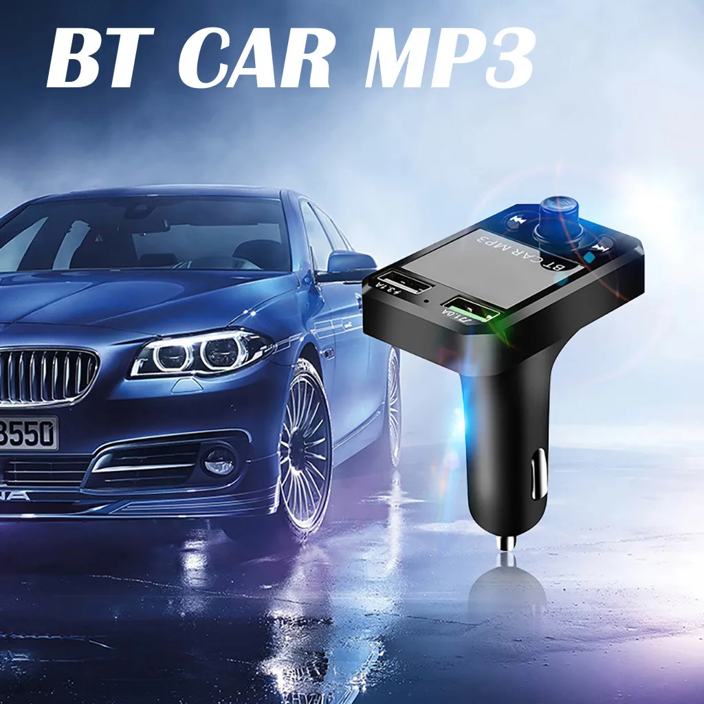 Автомобильный MP3-плеер Bluetooth fm-передатчик Hands-free автомобильный аудио-mp3 модулятор 3.1A USB Автомобильное зарядное устройство для устройства Handsfree Вызов