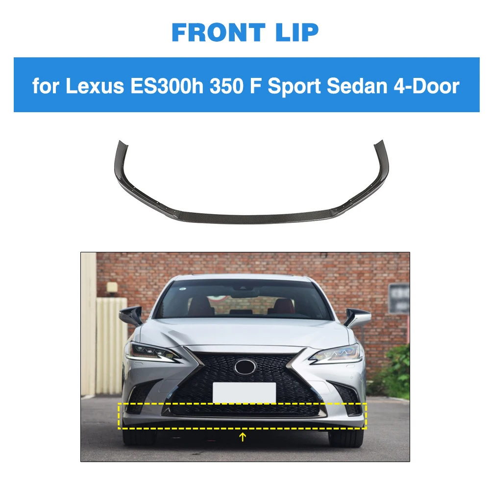 Углеродное волокно/FRP передний бампер спойлер сплиттеры для Lexus ES F-Sport