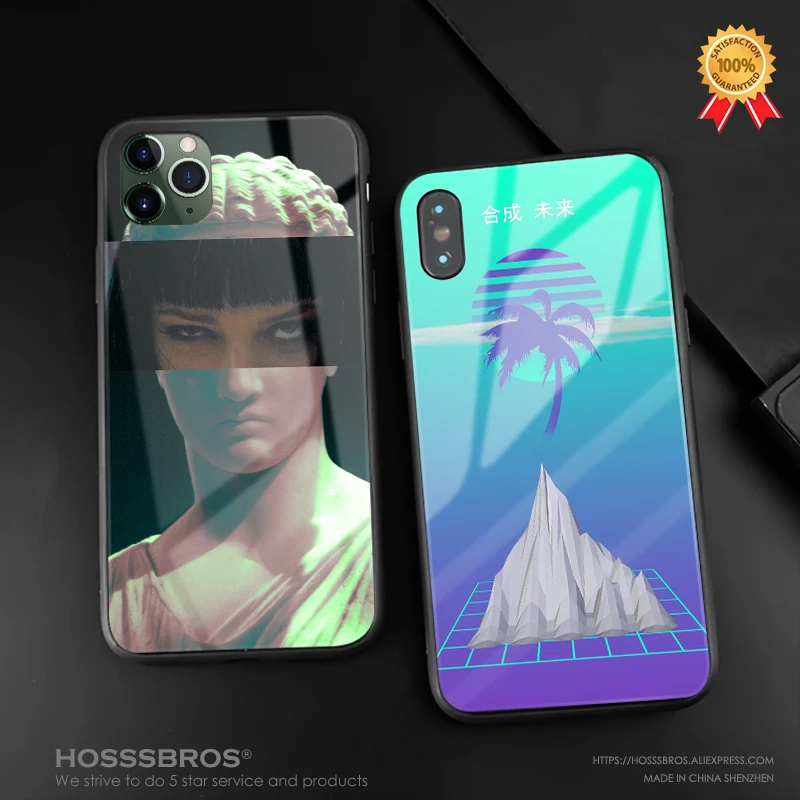 Мягкий Силиконовый ТПУ стеклянный чехол для Apple iPhone 6 6s 7 8 Plus X XR XS 11 Pro MAX | Мобильные