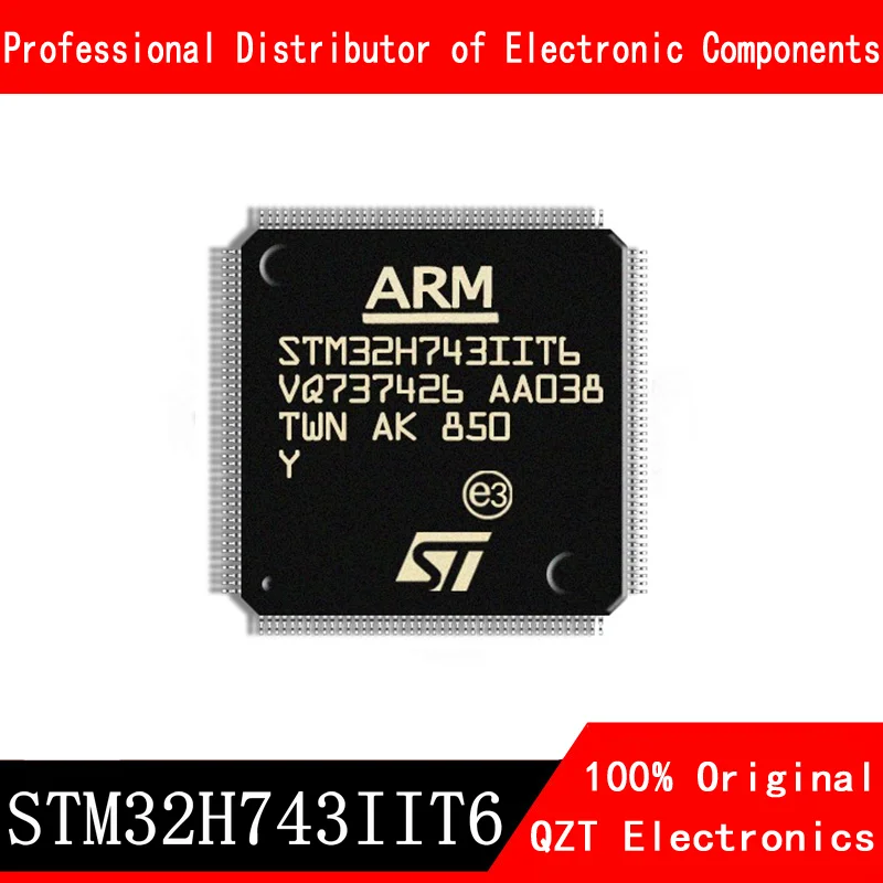 5pcs/lot new original STM32H743IIT6 STM32H743 LQFP176 microcontroller MCU In Stock stm32h743iit6 vit6 zit6 igt6 iik6 zgt6 bit6 vgt6 xih6 mcu