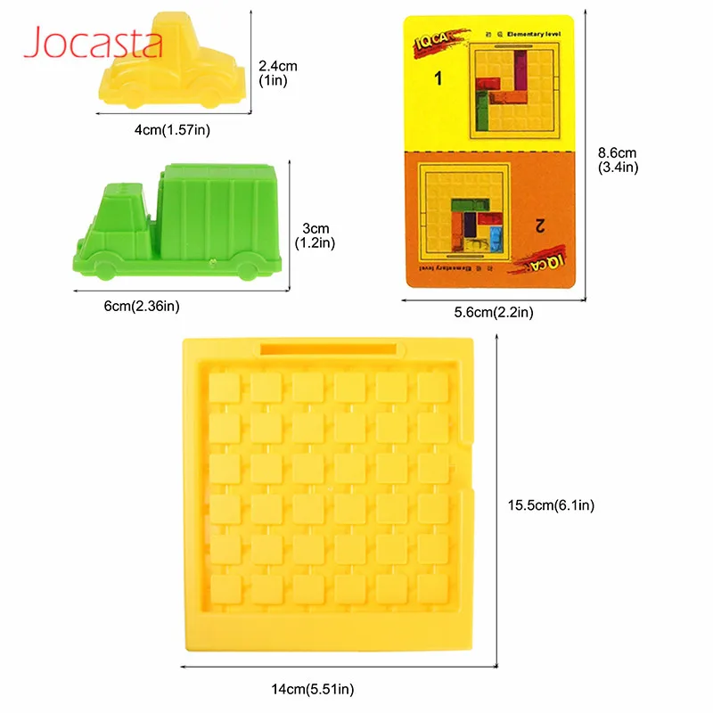 Игра час пик движения IQ автомобиль логическое мышление игра Монтессори головоломки Интеллектуальные развивающие игрушки для детей подарок
