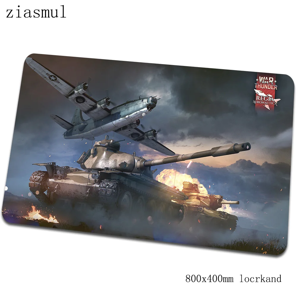 War thunder коврик для мыши 80x40 см аниме компьютерная мышь игровой мат геймпад пк Новое поступление игровой коврик для мыши офисный коврик для мыши - Цвет: Size 800x400x2mm