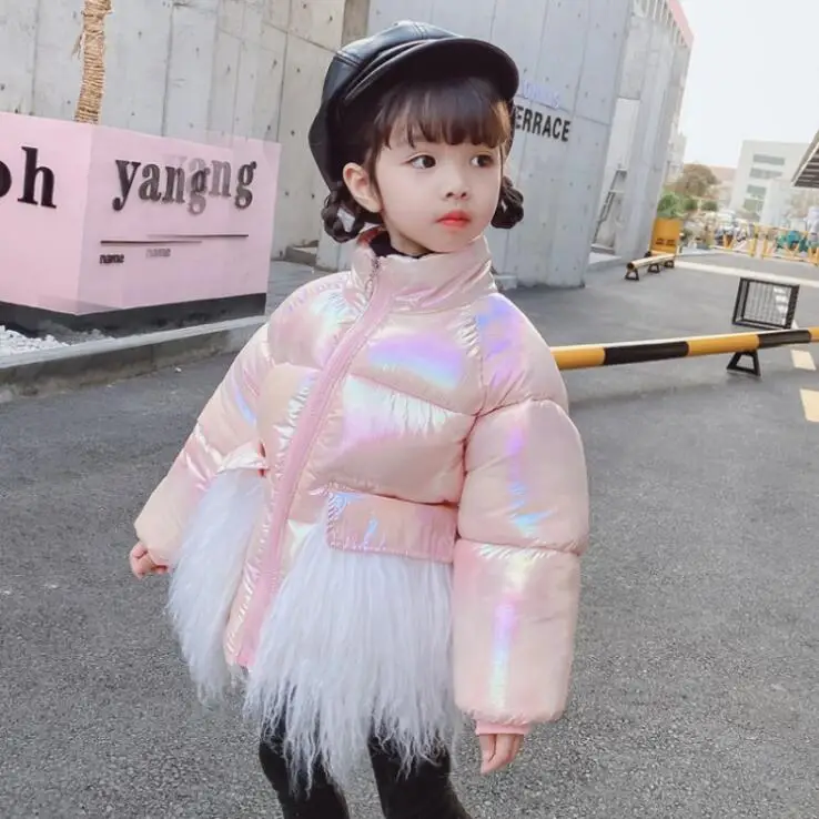 11.29th/новые продукты, утолщенное модное пальто для девочек пальто для маленьких девочек ростом 90-130 см модное пальто для маленьких девочек г., зимнее Детское пальто