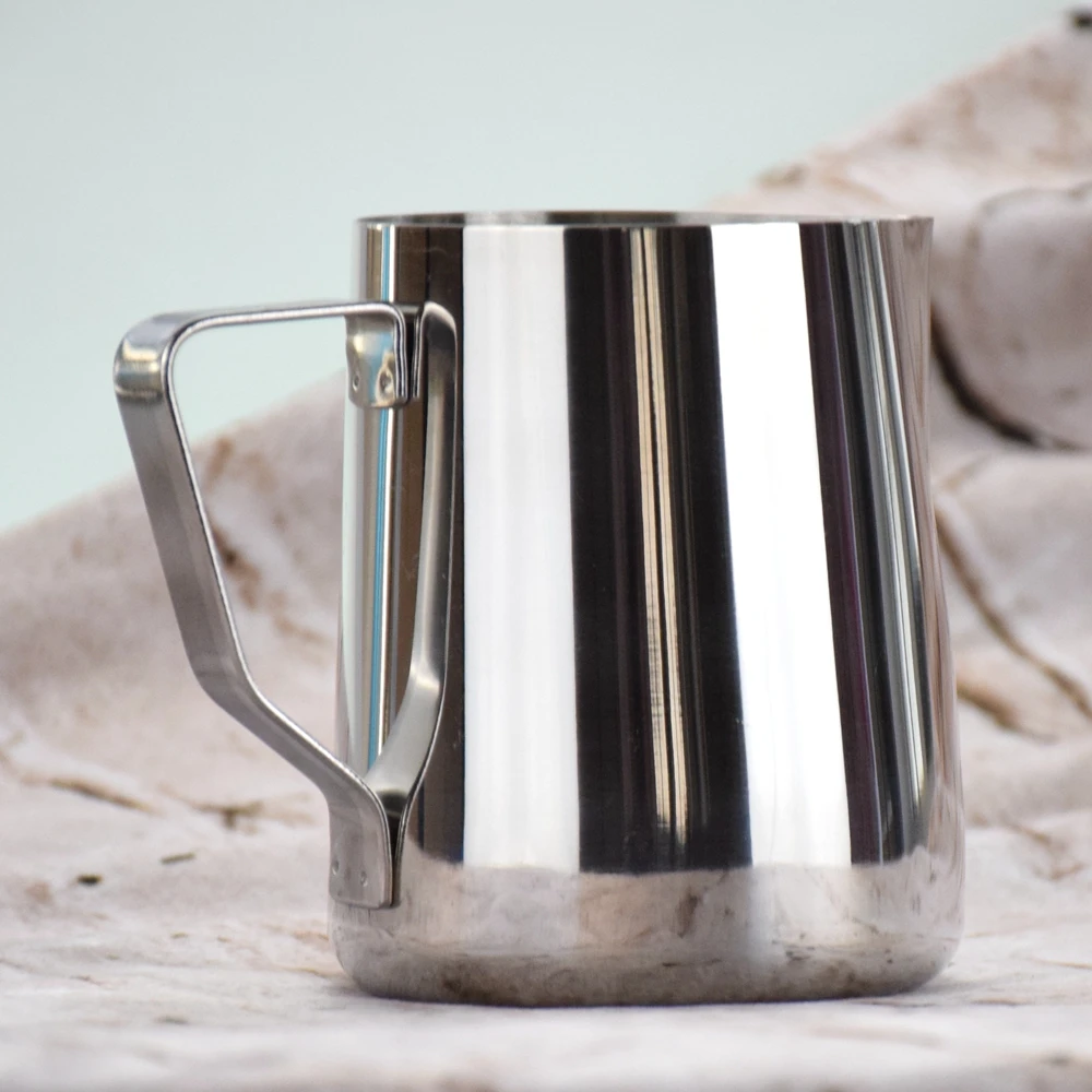 304 Stainless Steel Milk Pitcher Barista Coffee Milk Frothing Mug 350/600/1000/1500/2000ML Cappuccino Foam Latte Art Accessories