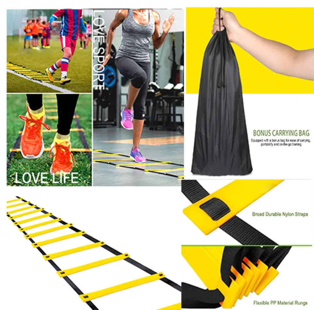 New Agility Speed Stairs Nylon Straps Training Ladders for Fitness Gym Equipment 
