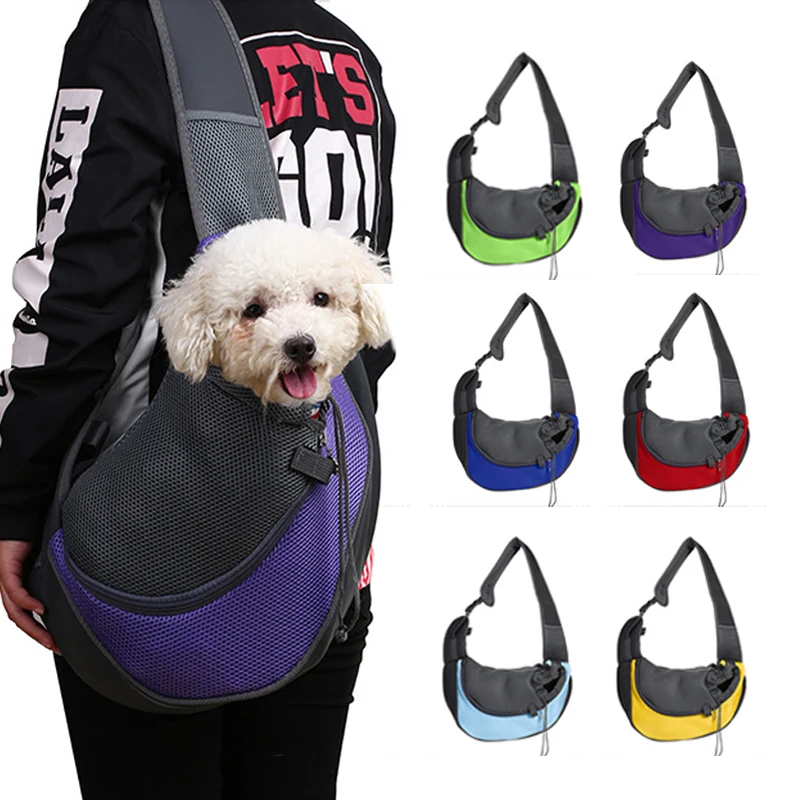 Переноска для собаки, переноска для щенка, сетка, Оксфорд, сумка на одно плечо, дорожная Сумочка с короткими ручками через плечо, дышащая