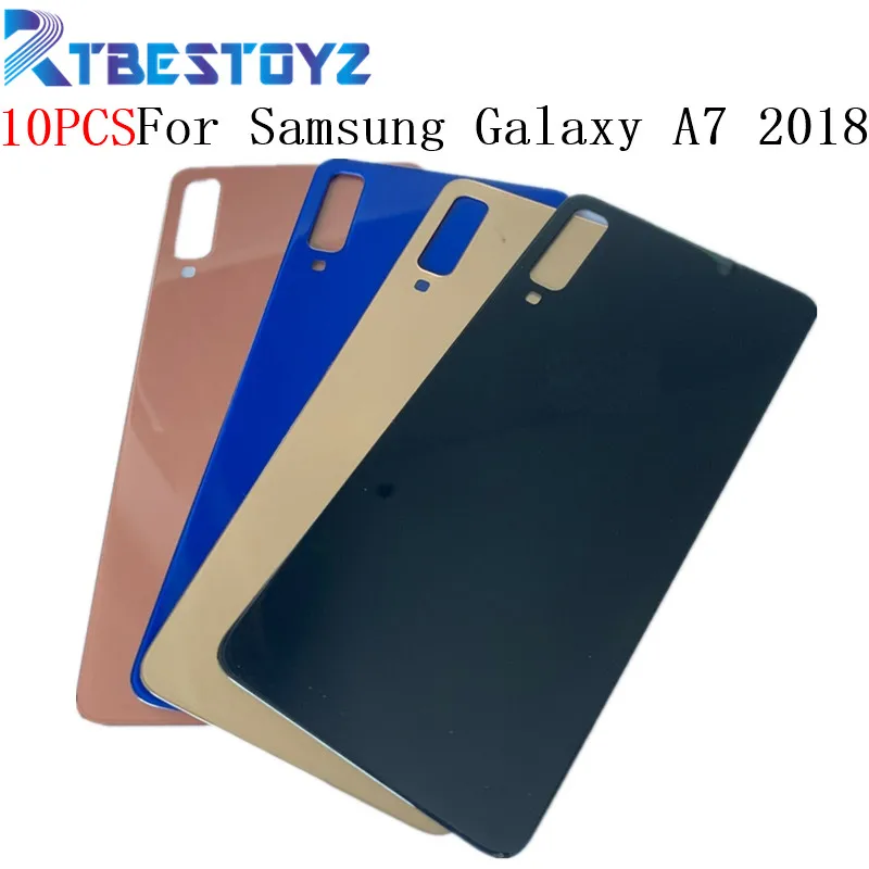 10 шт. оригинальная задняя крышка батарейный отсек для Samsung Galaxy A7 2018 A750 корпуса 3D