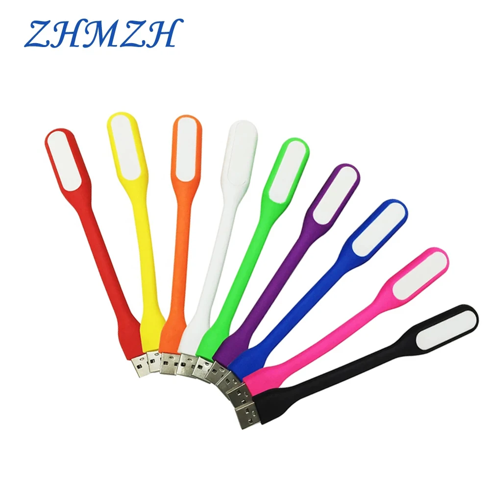 360 Degree Rotation Portable USB Mini Reading Lamp 1.2W 6 LED Night Light Book Lights Energy Saving Lamp Camping Lantern