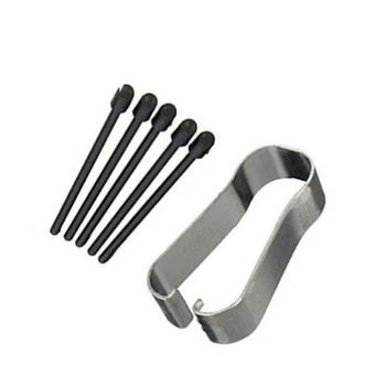 

6pcs/set Removal Tweezer Easy Use Mobilephone Tablet Touch Pen Tip Part Mini Replacement Nib Soft Head For Samsung Note8 9 S3 S4