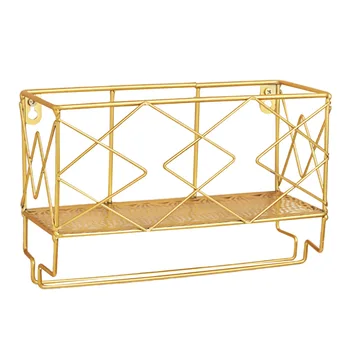 

Heavy Duty Practical Simple Kitchen Solid Space Saving Durable Home Decor Wine Rack Bar Wall Hanging Iron Art Double Layer