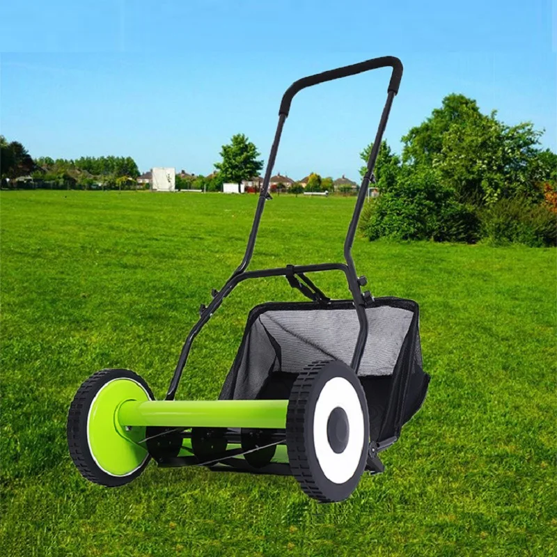 1216InchLawnMowerGardenToolGreenworksHandpushFootballField